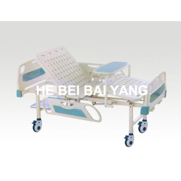 a-84 Movable Double-Function Manual Hospital Bed